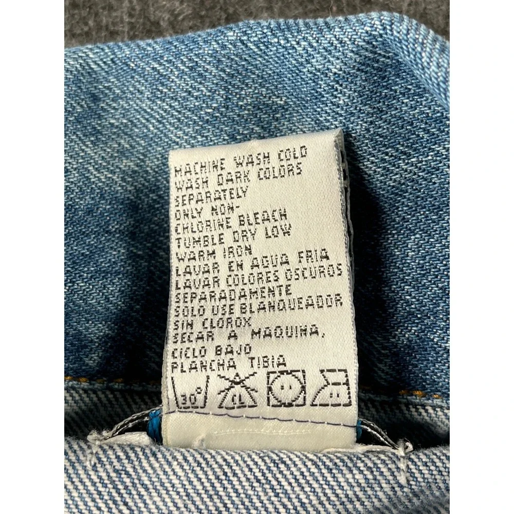 French Toast Denim Jacket Kids Size 12 Blue Excellent Cotton Trucker 12984